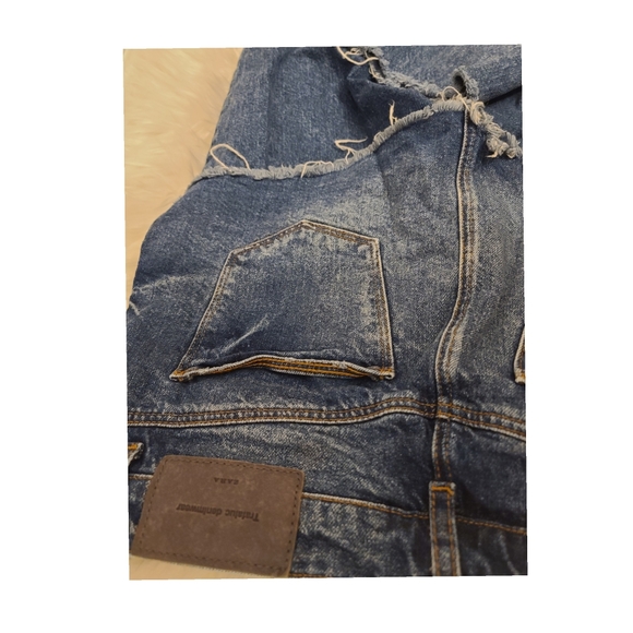 Zara ripped skirt jeans combo!! - Picture 2 of 4